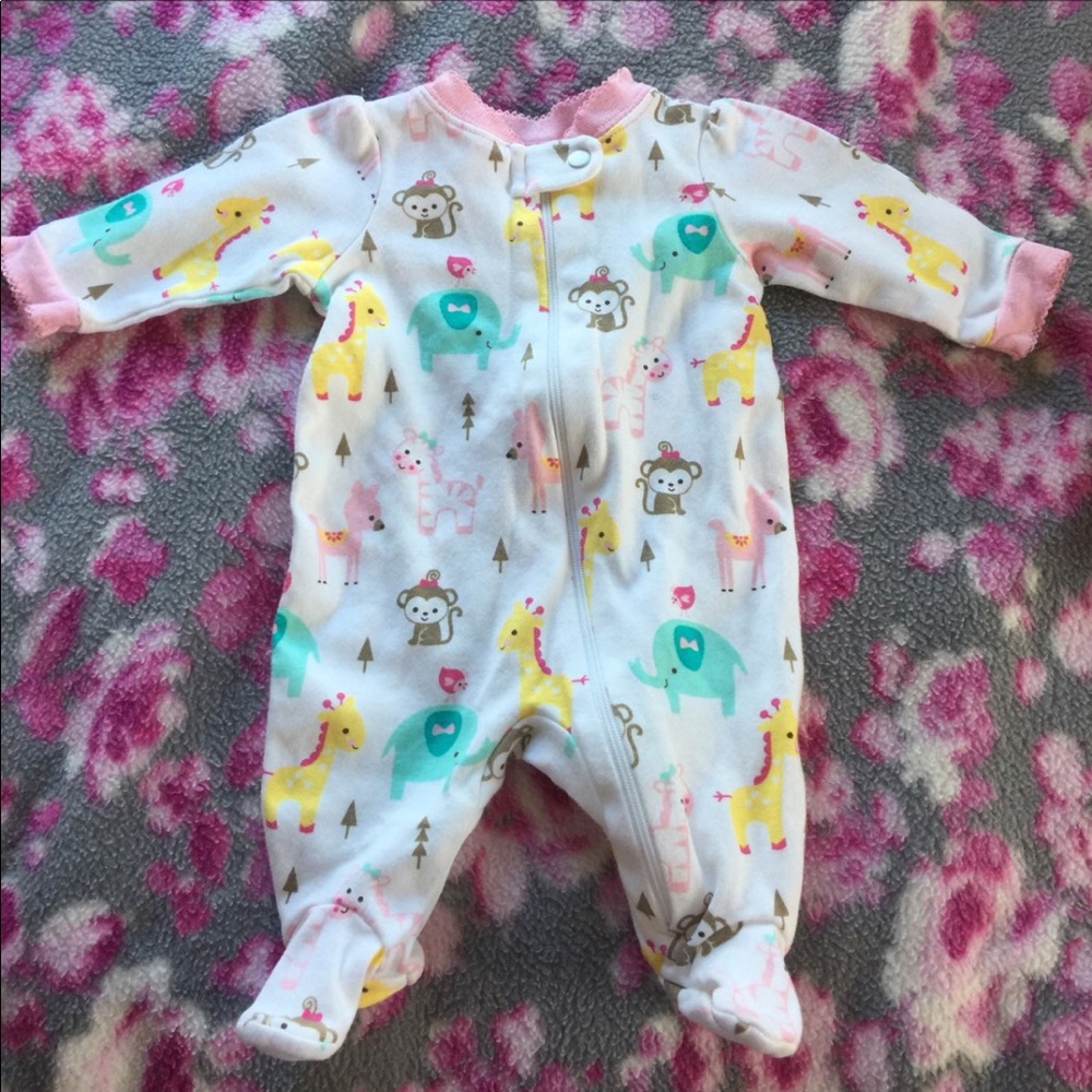 Baby Girl Sleeper Footie Pajamas